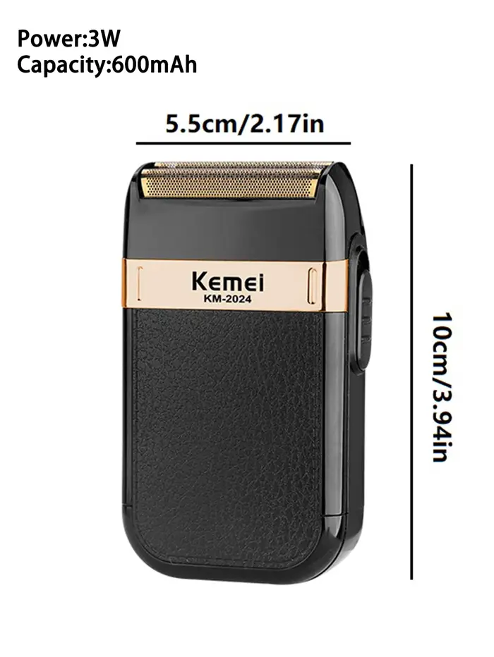 KEMEI rasoir électrique pour hommes