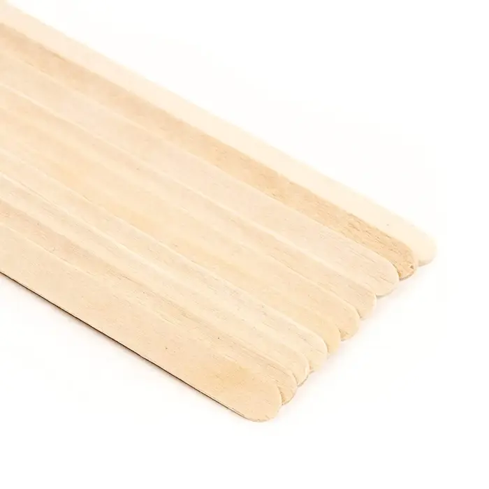 Bâtons applicateurs en bois pour épilation à la cire