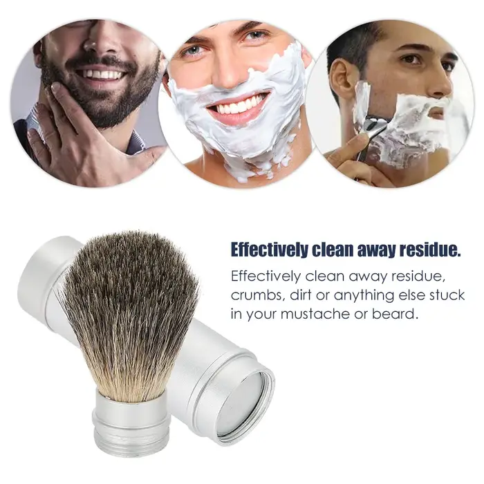 Brosse à barbe portable