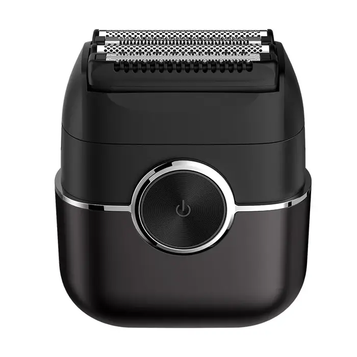 Mini rasoir électrique à aspiration magnétique