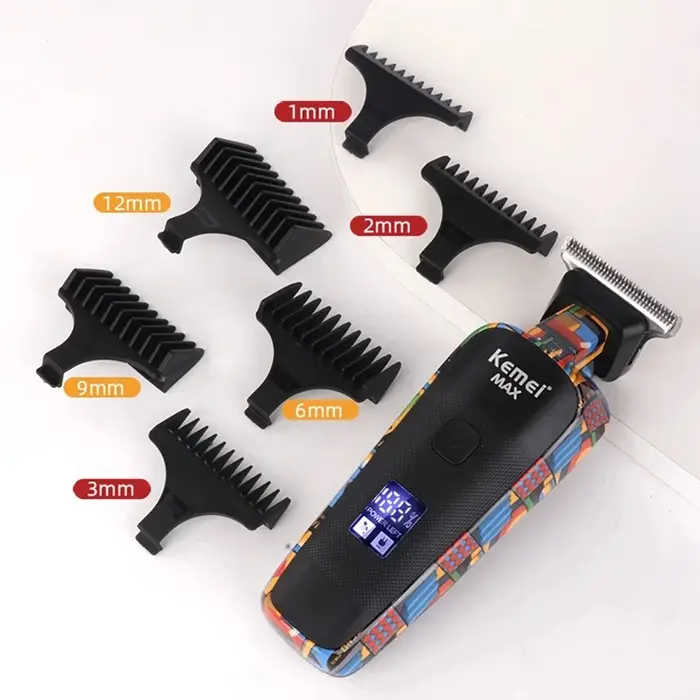 Kemei-Tondeuse à cheveux professionnelle pour hommes
