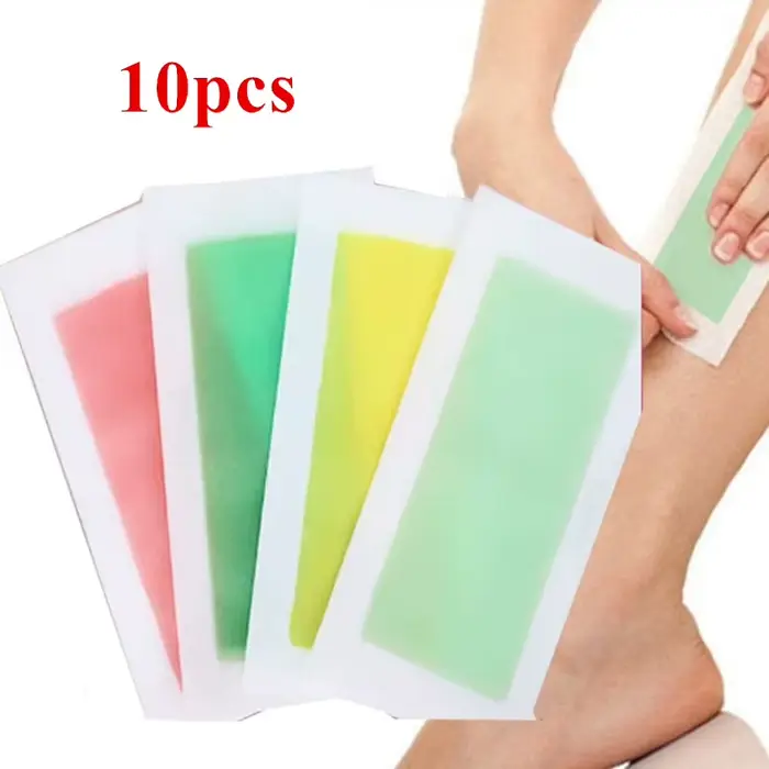 Lot de 10 bandes de cire dépilatoire en rouleau pour aisselles