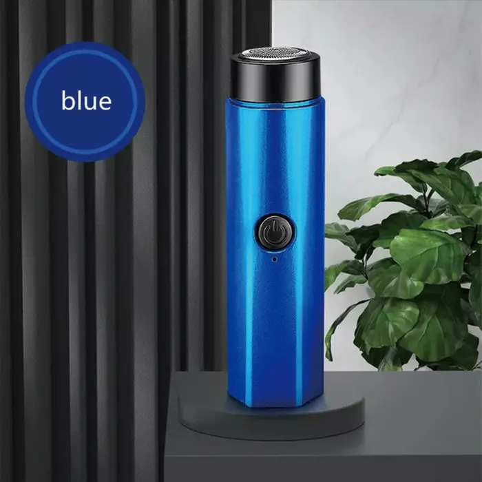 Mini rasoir électrique pour hommes, portable, rasoir électrique, couteau à barbe, chargement USB, ra
