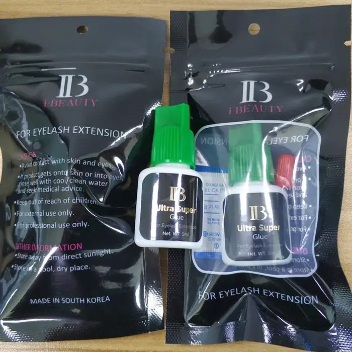 5ml corée IB Ultra super colle pour Extensions de cils rapide noir faux cils adhésif forte colle out