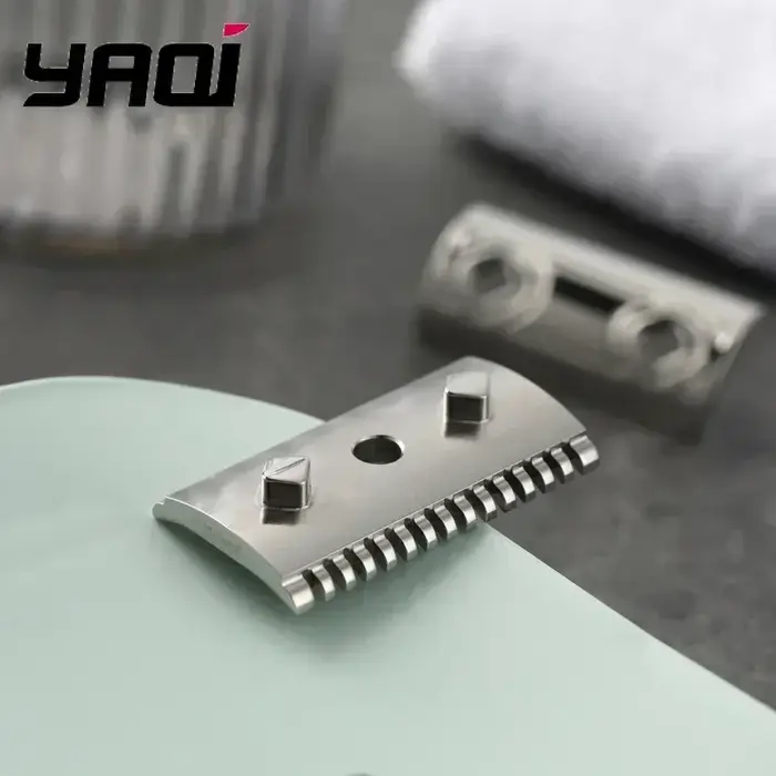 Rasoir de sécurité YAQI Harlequin 316 en acier inoxydable poli 2026 avec une espacement de lame de 0