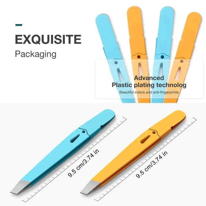 Pince à sourcils colorée de haute qualité