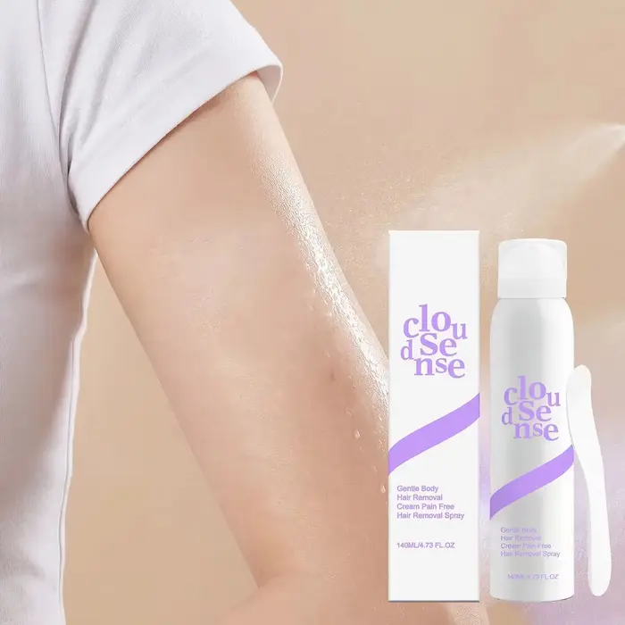 Spray dépilatoire corps entier apaisant rougeurs