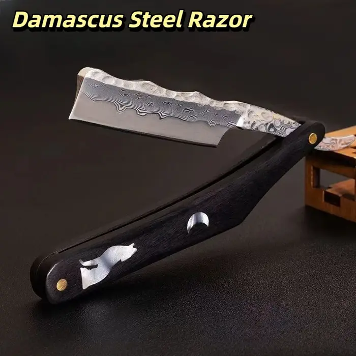 Rasoir droit damas