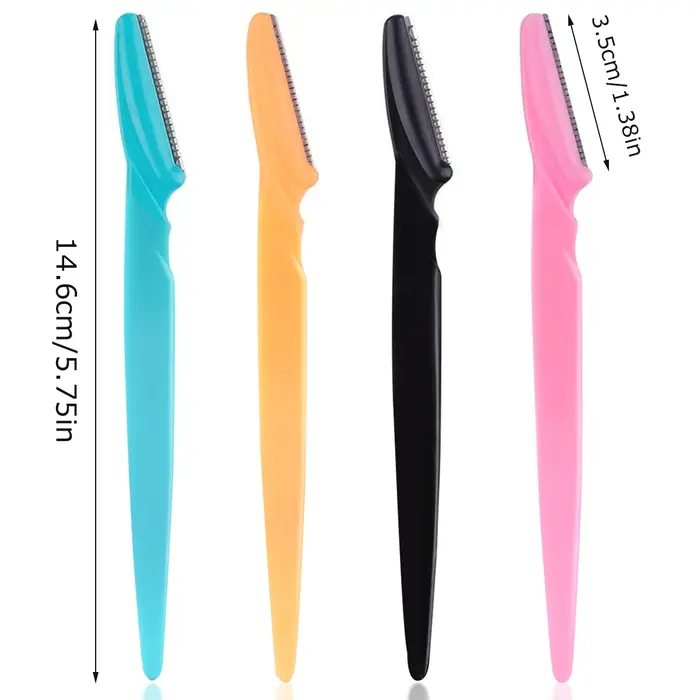 Rasoir à sourcils pour femmes, 10/30/40 pièces, outils de Dermaplanage exfoliants polyvalents avec c