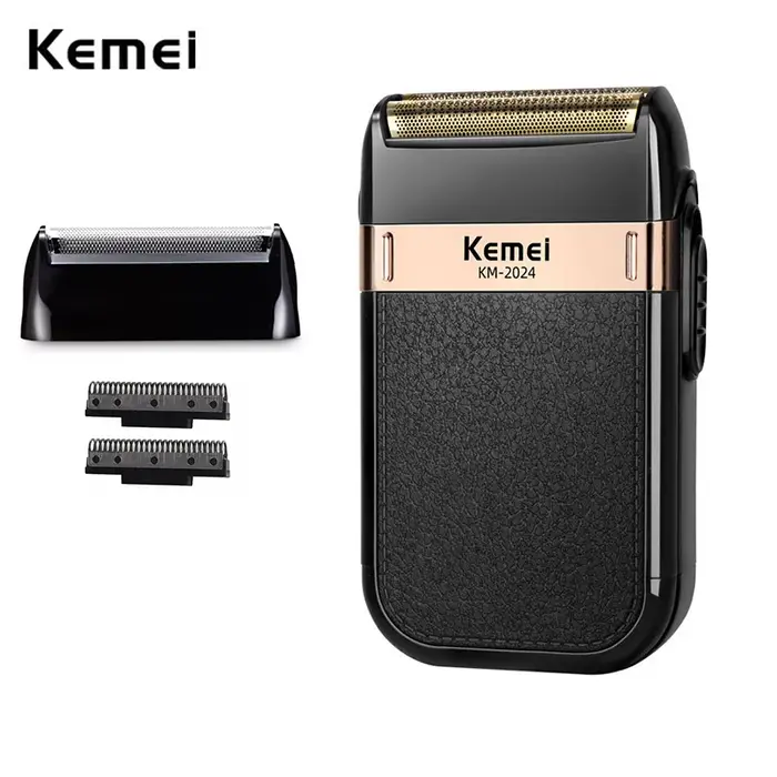 Kemei 2024 tête de lame de rechange pour rasoir pièce d'origine filet de rasage KM-2024 mailles supplémentaires