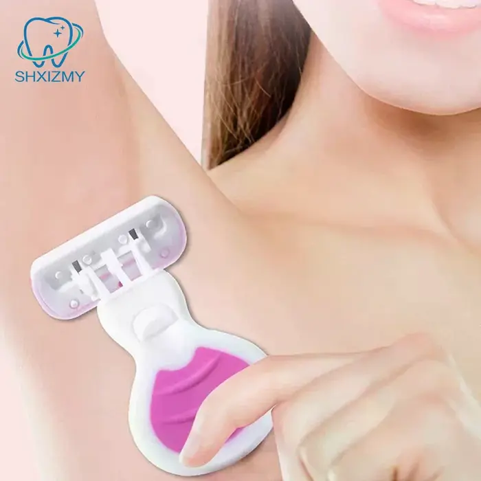 Rasoir de sécurité pour femmes, 1 pièce, lames de rasage manuelles pour barbe, corps, cheveux, BIkini, aisselles, cuisses, rasage Portable