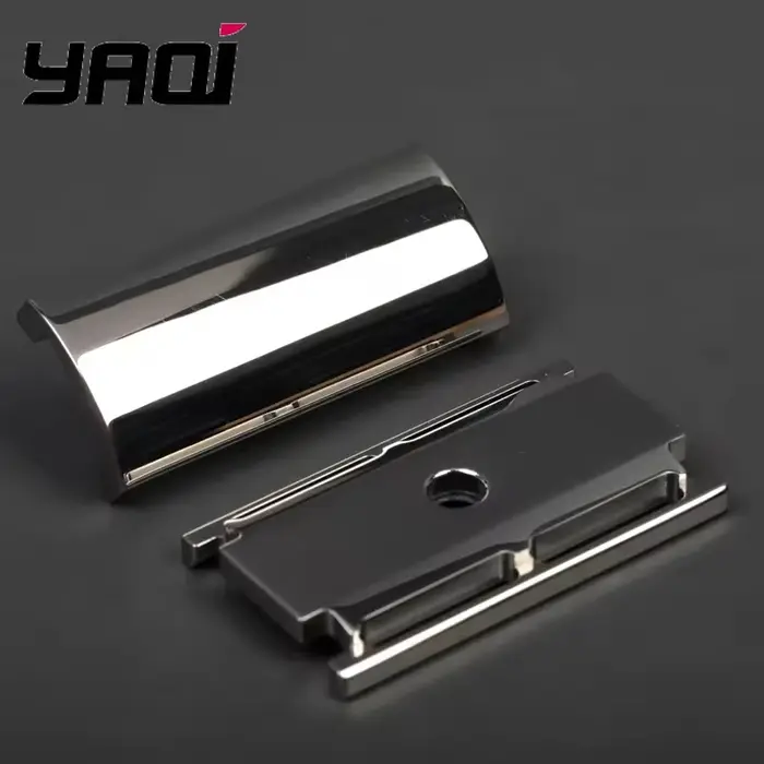 Yaqi Sentinel Ssp rasoir de sécurité à Double tranchant pour hommes tête polie en acier inoxydable 316 avec écart de lame de 1.35mm