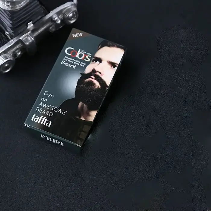 Crème Teinte Noire pour Barbe pour Homme, Moustache Semi-Permanente, Outil de Modélisation, Colorati