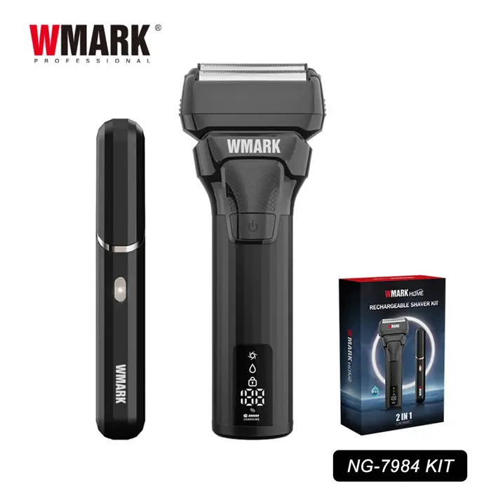 WMARK NG-7984KIT Kit de rasoir professionnel pour homme 9000 tr/min