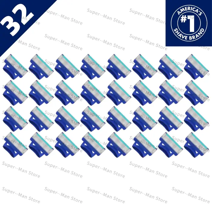 Nouveau rasoir manuel bleu à 5 lames