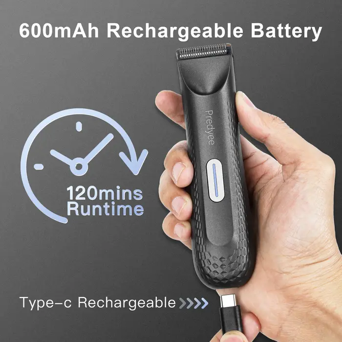 Tondeuse électrique pour cheveux à l'aine pour hommes