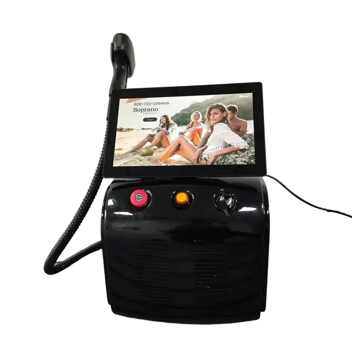 Appareil d'épilation au laser à diode - GentleMax ™ Appareil domestique amélioré pour la réduction permanente de la douleur par cryothérapie, sans douleur