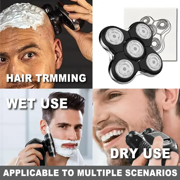 Têtes de rechange compatibles avec le rasoir électrique Remington Balder Pro Head Shaver XR7000 et XR1500 XR1501