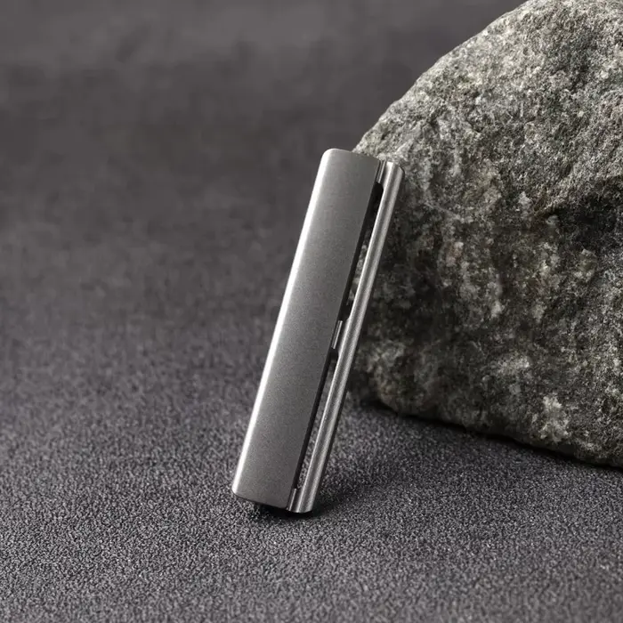 Tête de rasoir de sécurité YAQI Excalibur Titanium Single Edge AC pour hommes
