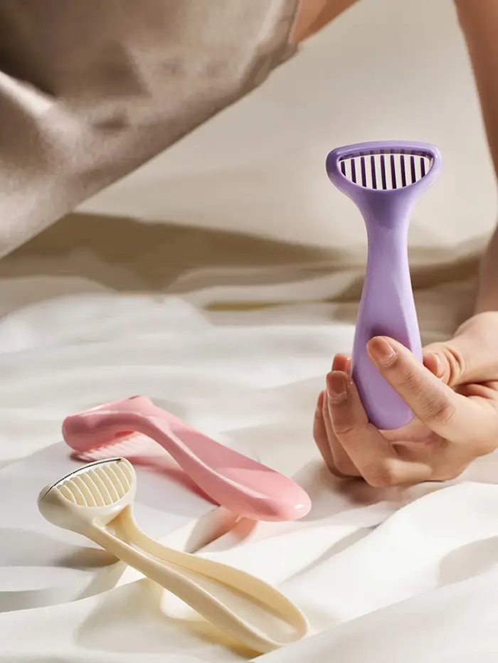 Lame de rasage en acier inoxydable pour femme