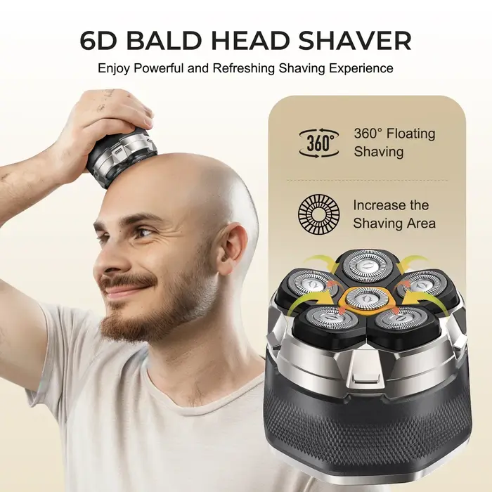 Sweker tête rasoir pour hommes chauve