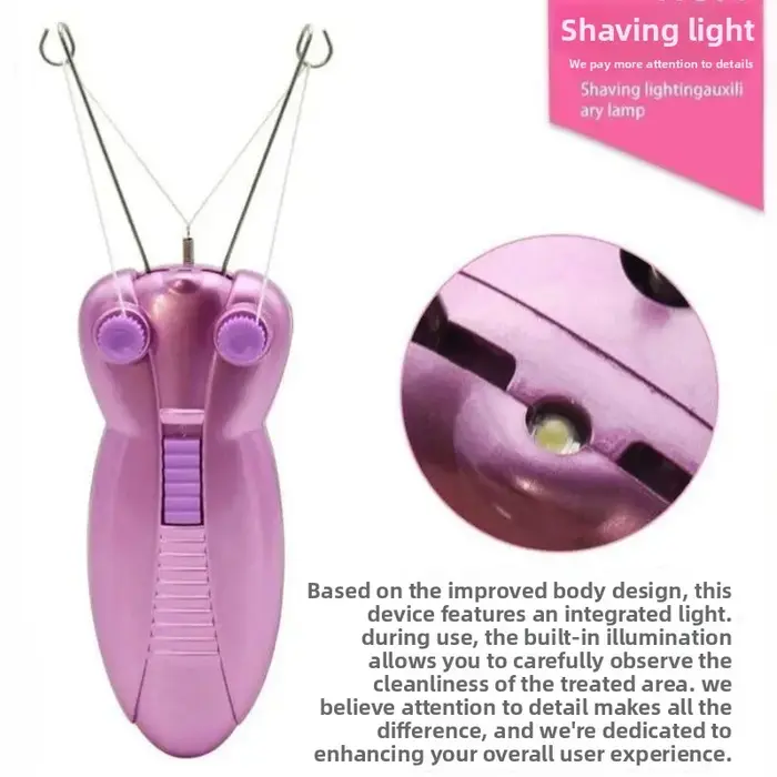Épilateur électrique portable pour le visage, appareil d'épilation corporelle complète, machine à épilation au fil pour femmes, usage domestique