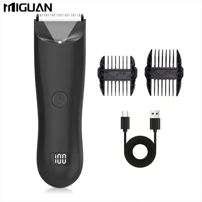 Tondeuse corporelle pour hommes, rasoir électrique, tondeuse électrique pour l'aine et les poils, ra
