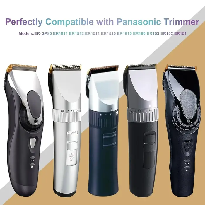 Lame de rechange Pro adaptée pour tondeuse/coupe Panasonic ER-GP80