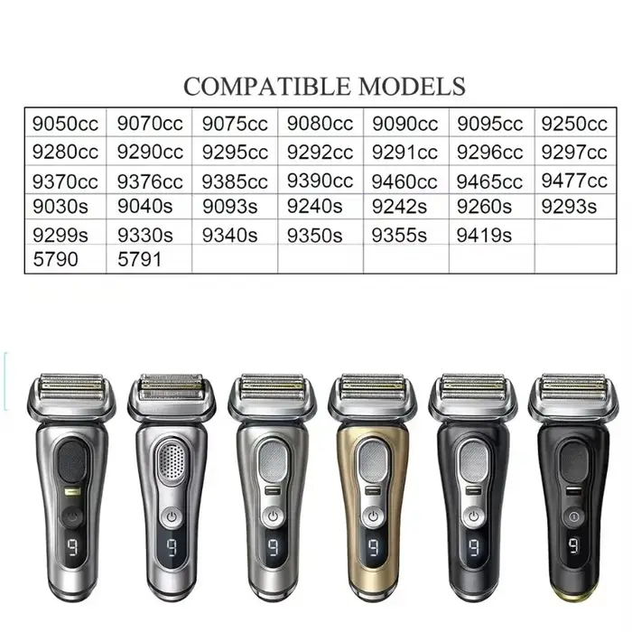 Tête de rasage de remplacement électrique Série 9 Pro 94M pour rasoirs Braun 94M 92S 9030S 9040S 9050CC 9070CC