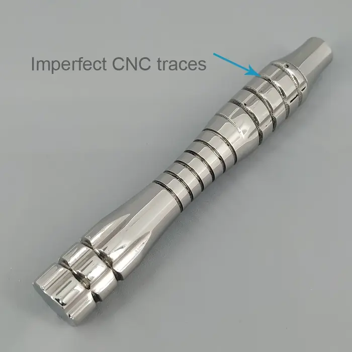 Poignée de rasoir de sécurité en acier inoxydable Dscosmetic Spiral 316 pour rasoir de sécurité