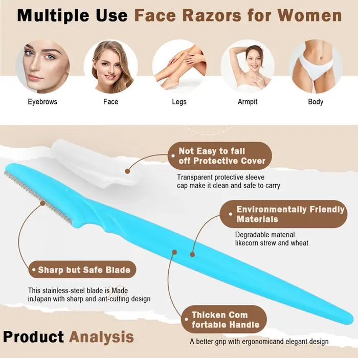 Rasoir de sourcils maquillage outils de beauté sûr