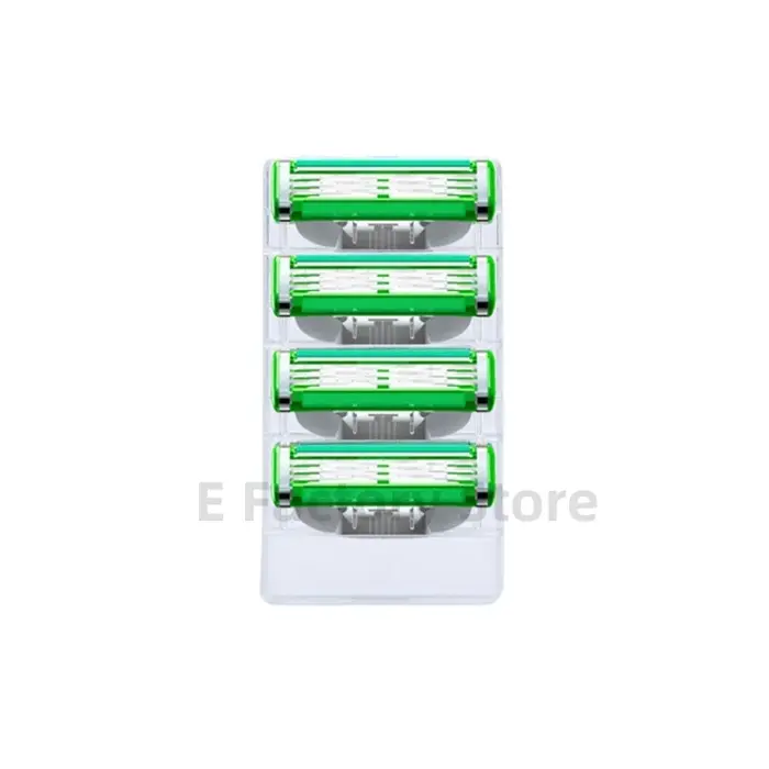 Nouveau rasoir de sécurité à 3 lames en acier inoxydable, tranchant, avec 3 lames de rechange manuel