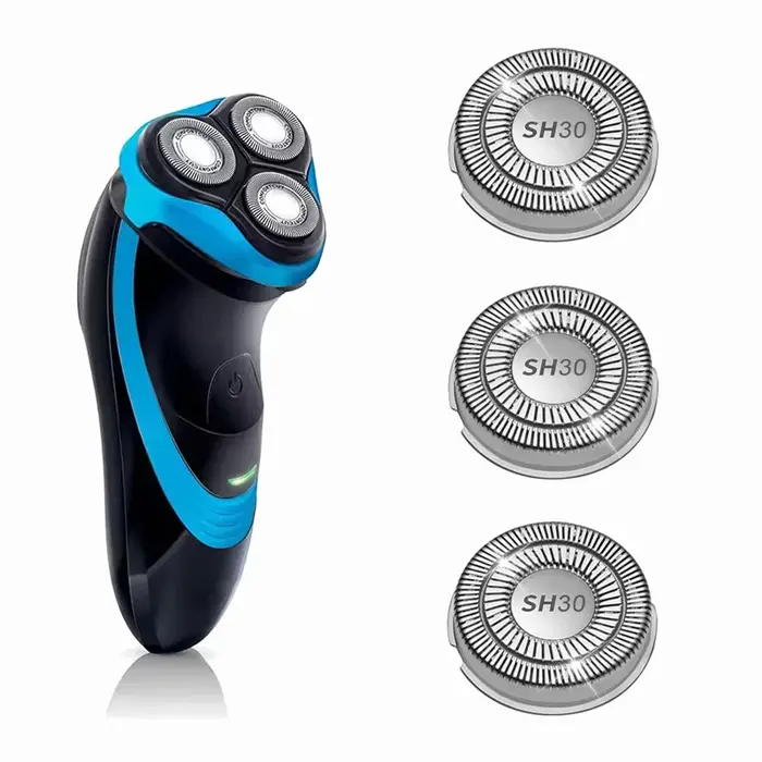 SH50 SH70 SH90 3 pièces têtes de rechange pour Philips Norelco rasoir série 3000 2000 1000 lames
