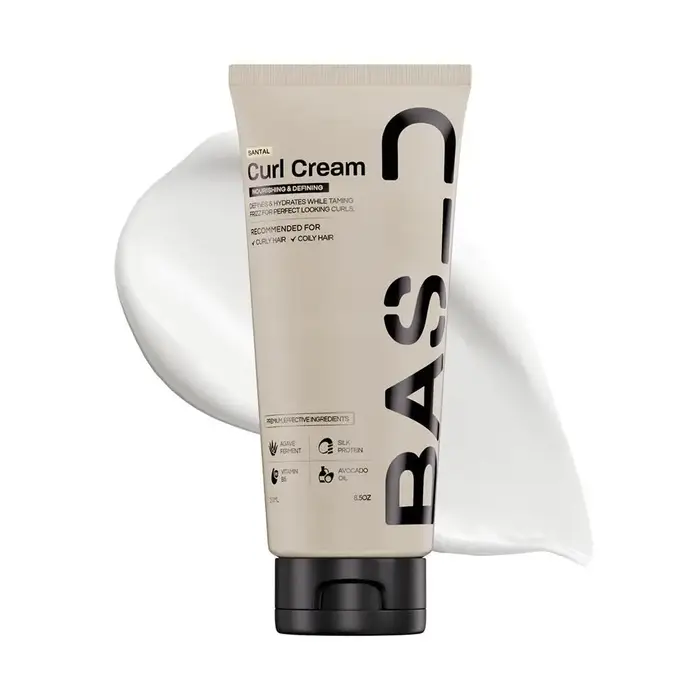 Crème hydratante et définissante pour boucles BASED Santal