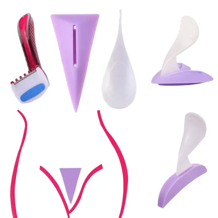 Kit de rasage portable pour le maillot de bain avec outil de façonnage de précision