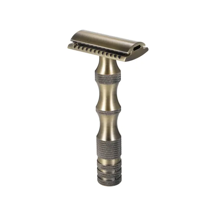 Rasoir manuel vintage pour homme, rasoir à double lame de sécurité, rasoir manuel pour homme