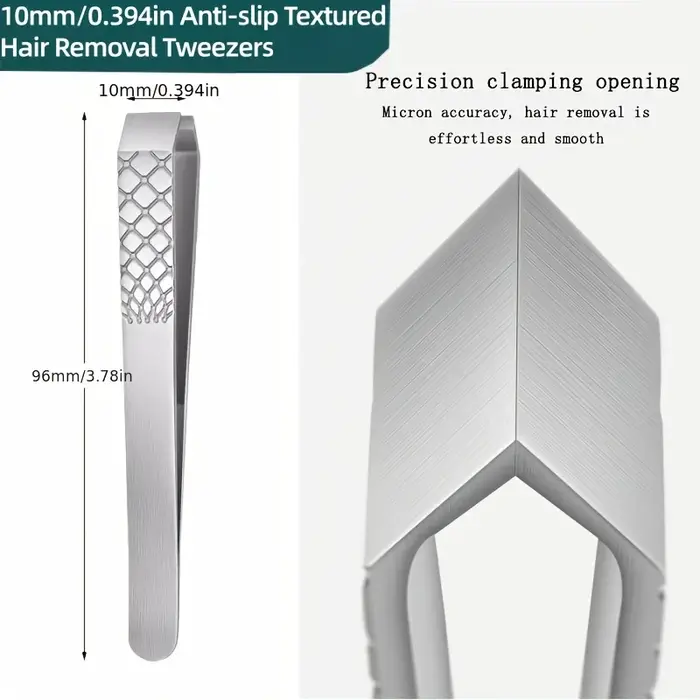 Épilateur en acier inoxydable à large ouverture de 10 mm