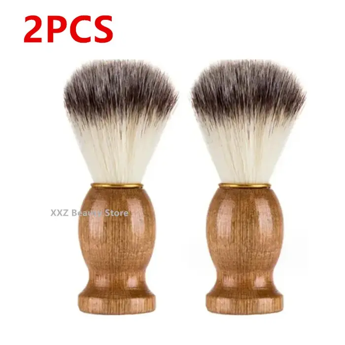 Brosse à cheveux de blaireau naturel pour hommes