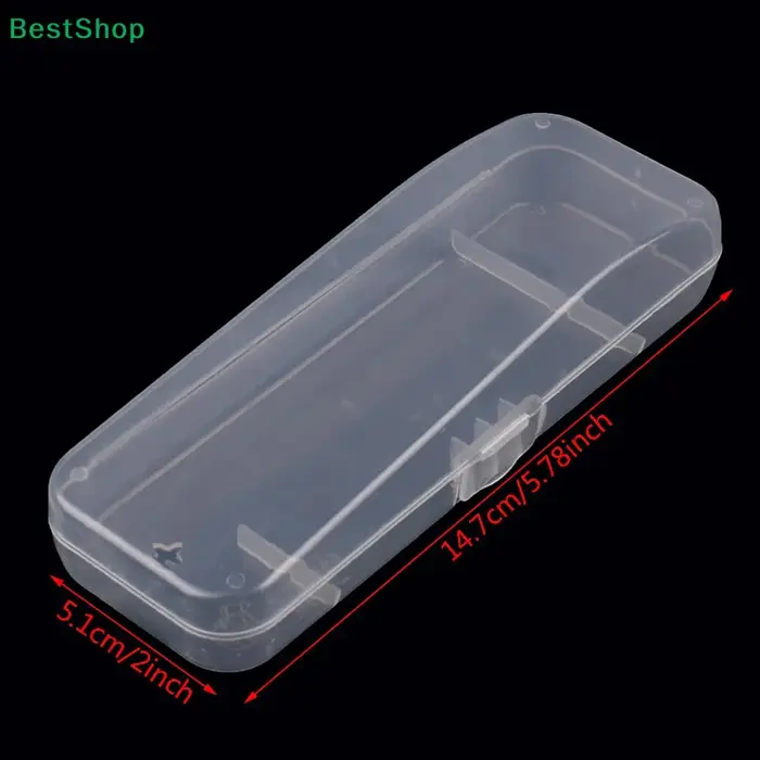 〔AG〕Étui de rasoir de voyage portable - Boîte de rangement protectrice en plastique transparent pour rasoirs