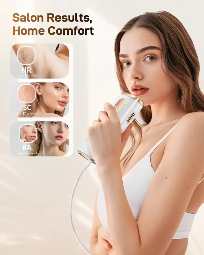Dispositif d'épilation au Laser IPL 3 en 1