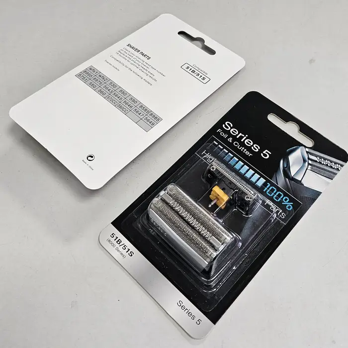 Lame de rasoir 51S/51B compatible avec Braun 8000 wfs1 wfs2 530 550 590 5643 5645 8970 8975 8985 5646/7/9 5751