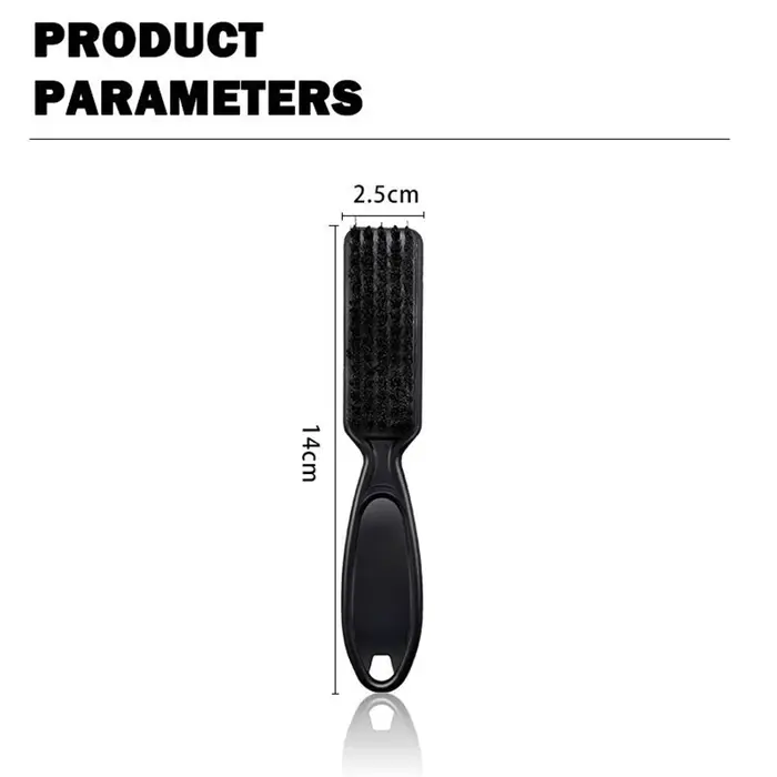 Six couleurs petite barbe style brosse Logo professionnel rasage barbe brosse barbier Vintage huile