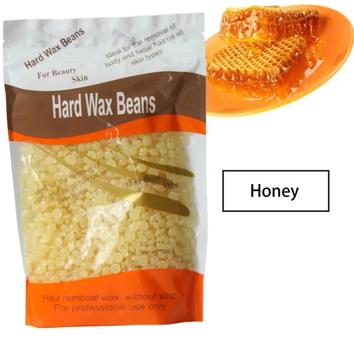 Haricots de cire dure épilatoire, 100g, perles chaudes avec ingrédient naturel, haricots de cire pou