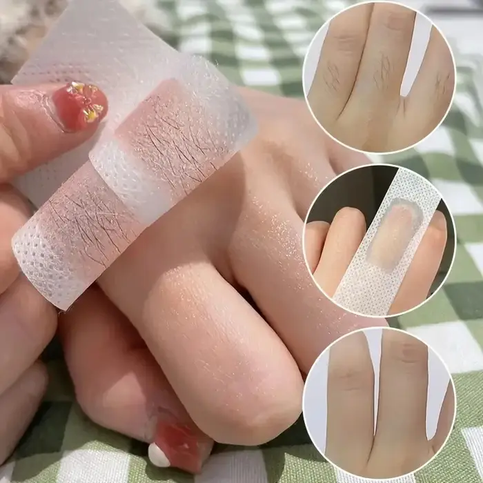 10 pièces bandes de cire pour le visage épilation