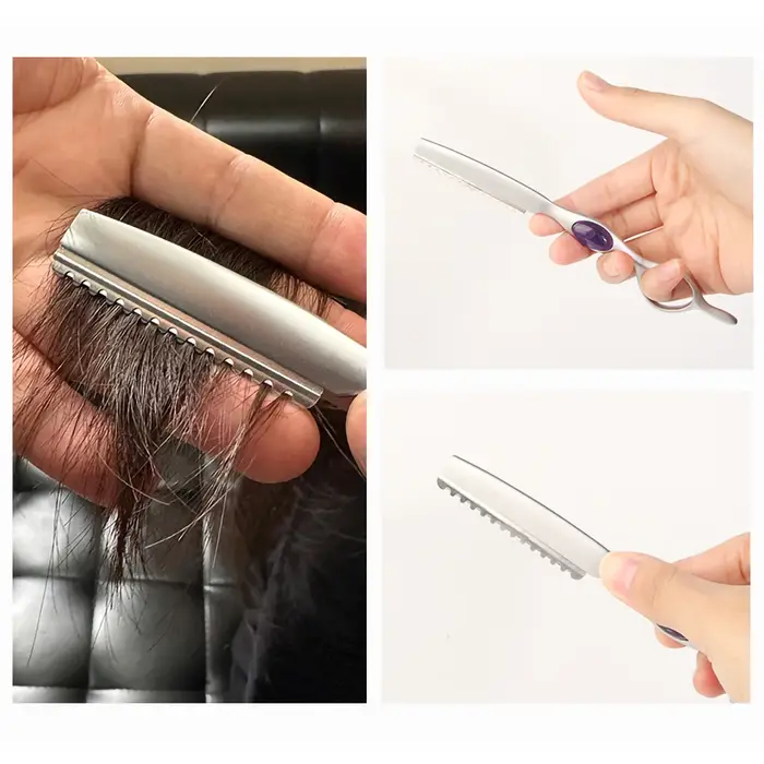 Lame de rasoir professionnelle tranchante pour barbier
