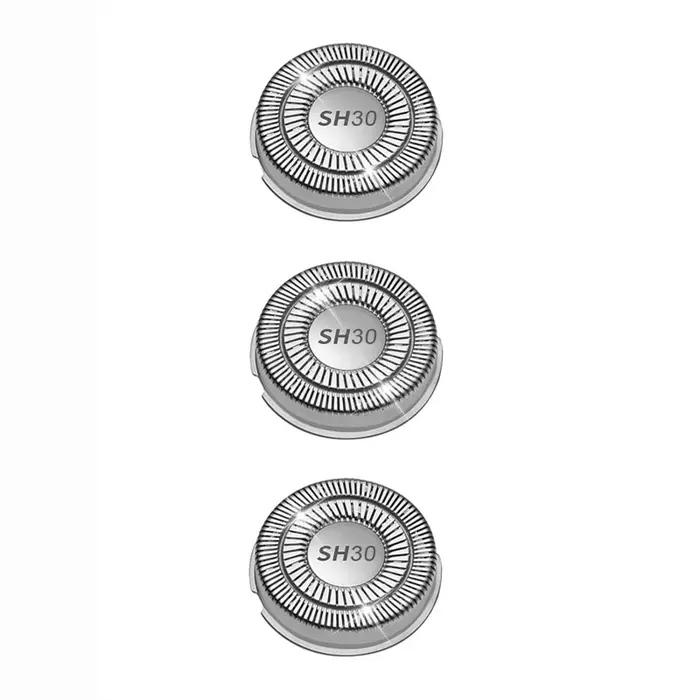 SH30 SH50 SH70 SH90 3 pièces têtes de rechange pour Philips Norelco rasoir série 3000 2000 1000 lame