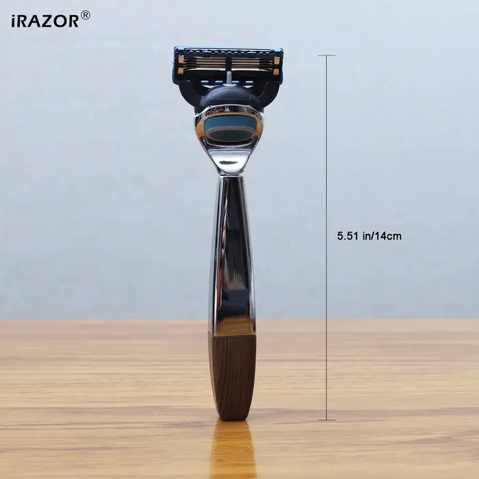 IRAZOR rasoir pour hommes à 5 lames pour le rasage carré robuste manuel