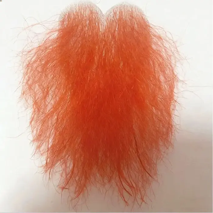 Autocollants de poils corporels artificiels en cheveux naturels faits à la main, pour simulation de poils pubiens, haut de gamme, réalistes, invisibles, sexy et denses, accessoires de cosplay