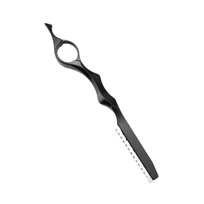 Rasoir professionnel pour la coupe des cheveux - Couteau de barbier en acier inoxydable pour usage e