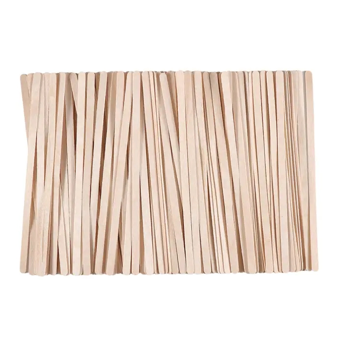 200/600 pièces femme en bois corps épilation bâton cire épilation bâtons jetables pour sourcils visage bois épilation spatule